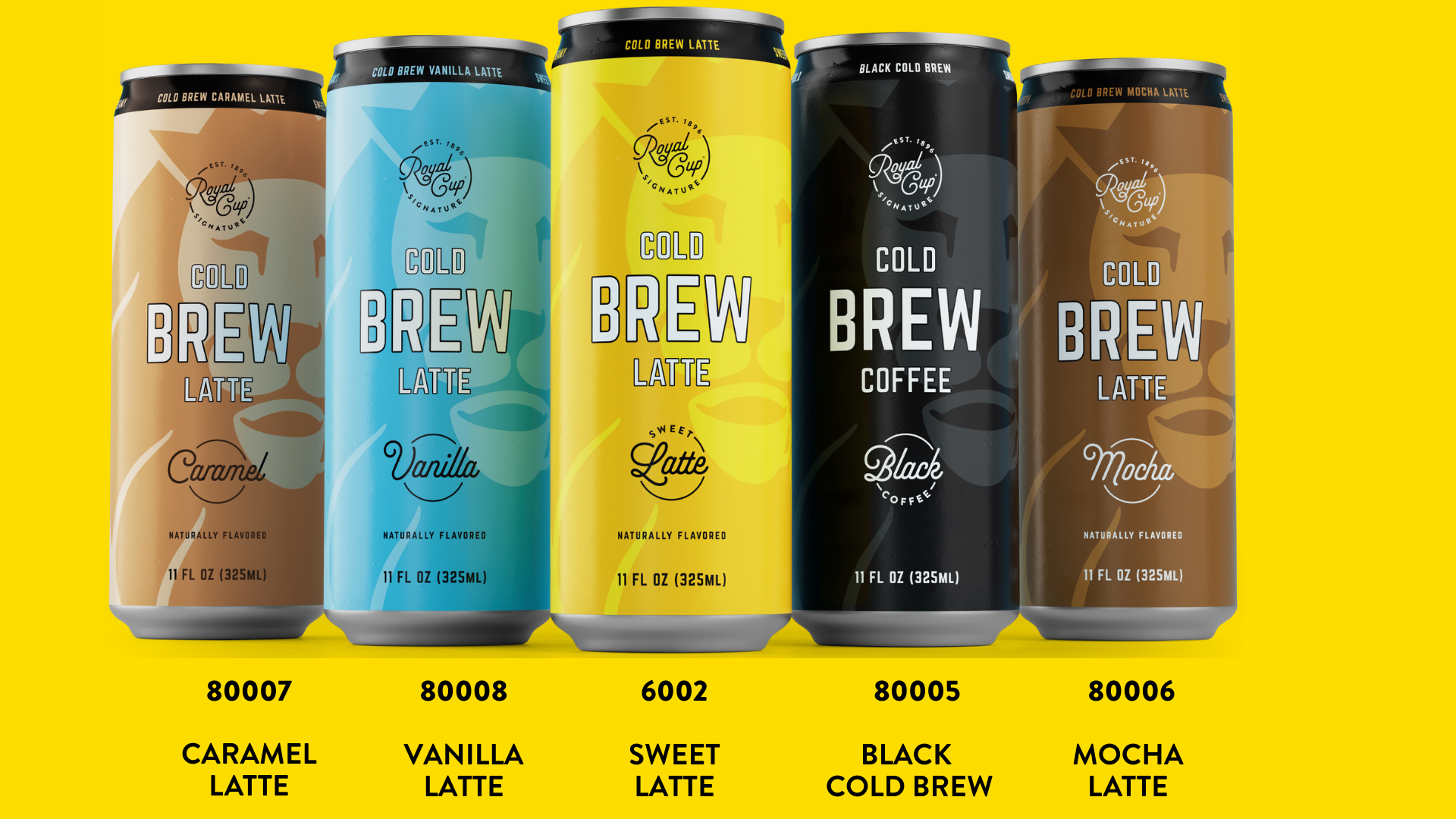Royal Cup's Ready-To-Drink RTD Cold Brew Flavor Line Up