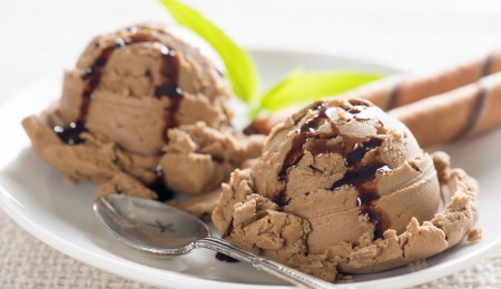 how to make coffee crunch ice cream