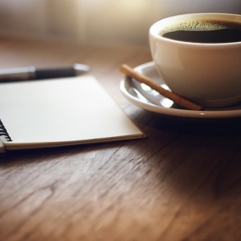 Image of Coffee and A Desk